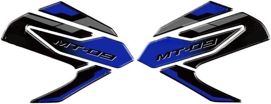 Tank Traction Pad Resin Tank Pad Sticker Motorcycle Fuel Tank Protection Decal for MT 09 MT09 MT-09 2024