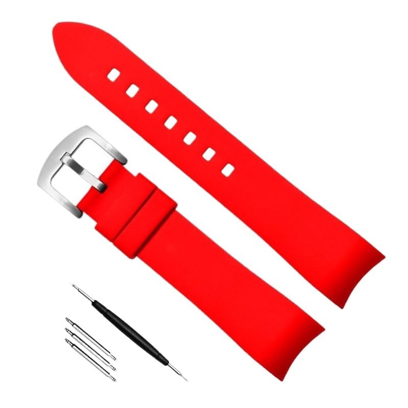 Bracelet en caoutchouc pour Omega et Tissot : le style incurvé idéal pour vos sessions de sport