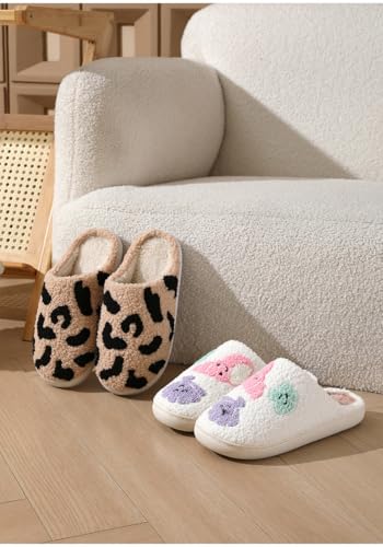 Women Slippers Cute House Slippers Soft Cozy Warm Slippers Plush Warm Home Shoes4