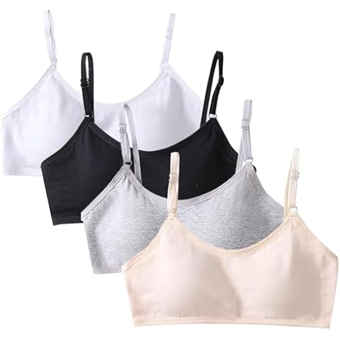Bisienya Adjustable Girls Sports Bra Pack Cover