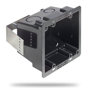 Arlington FSR404BL Non-Metallic and Plated Steel 4x4 Box