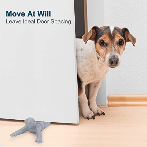 Door Stopper, Wedama 1 Pack Decorative Astronaut Doorstop, Upgraded Tpu Non-Slip Rubber Cute Man Door Stop, Fit For Gap Up To 1.37'', Flexible And Heavy Duty Door Holder For Home & Office Use #TOP3