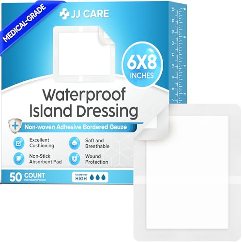 Island Dressing 6x8, 50-Pack, Wound Care & Dressings, Waterproof, FSA&HSA miniatura 1