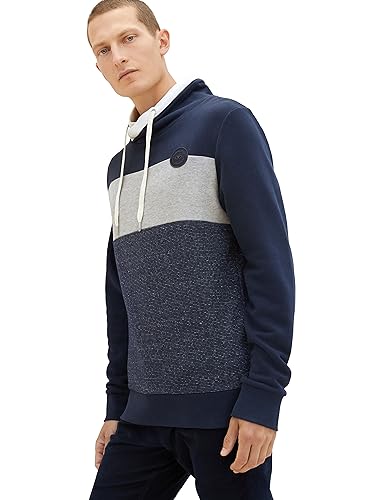 TOM TAILOR Herren Colorblock Snood Sweatshirt – Ansicht 5