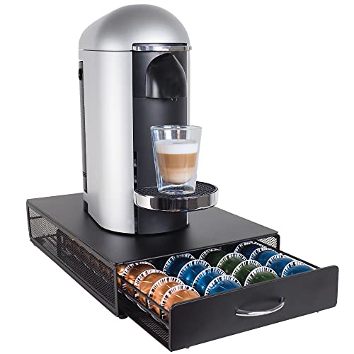 Gadgy Dispensador Capsulas compatible con Nespresso Vertuo | Organizador Capsulas | Guarda Capsules Cafe | Soporte Para 40 Cápsulas