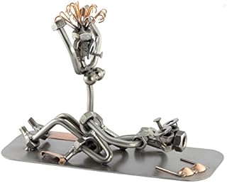 Steelman24 I Nuts and bolts sculpture Sex On The Floor I Handmade ornaments I Made in Germany I I Metal figurine