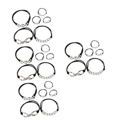 24 pièces à cheveux femmes et bracelets poignet esthétiques contre les marques de coiffure