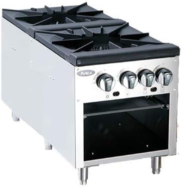 Atosa ATSP-18-2 Commercial Restaurant Kitchen Stock Pot Range, Natural Gas, 2 burner 160,000 BTU