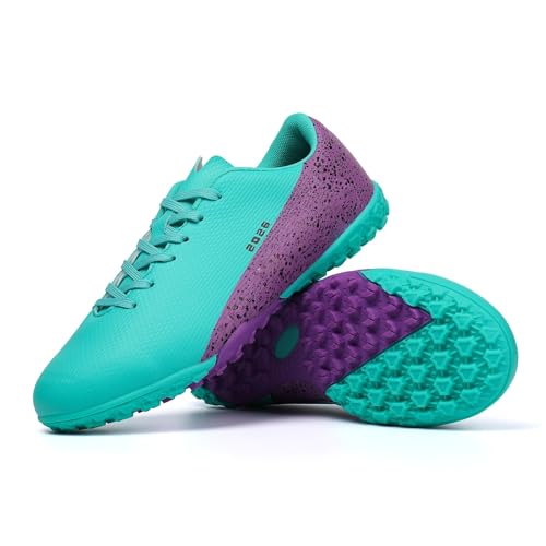 Image of Mens Soccer Cleats Womens Indoor Soccer Shoes Wide Baseball Turf Shoes Adult Youth Rugby Shoes Big Boys Small Spikes AG TF Football Boots