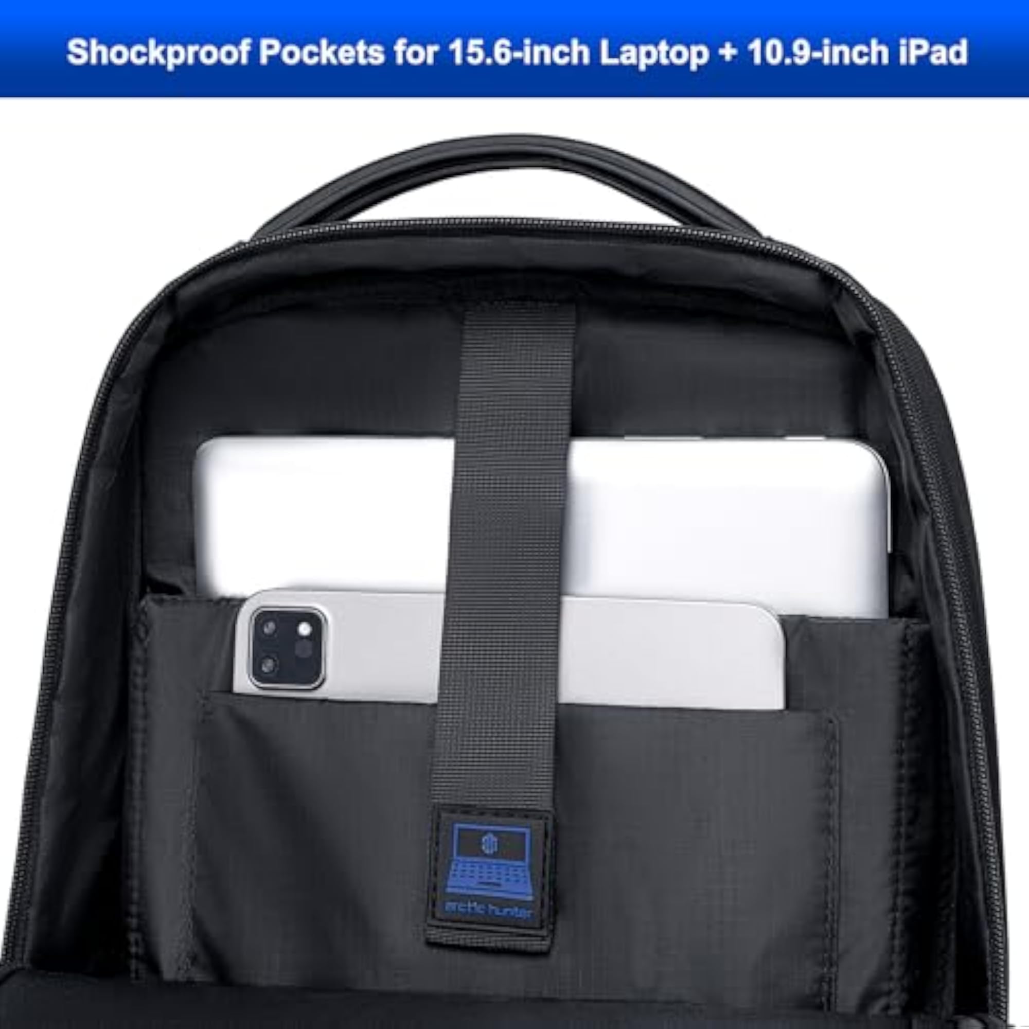 Slim Lightweight Water Resistant Laptop Backpack