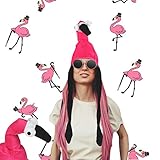 Forma divertida: gorro flamenco gracioso para llamar la atención en fiestas de disfraces o carnaval