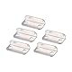 QUARKZMAN 29mm Schubladenschloss Schließblech x 5Stk Metall Angled für Heimbüro Kleiderschrank Schrank Schublade [Silber]
