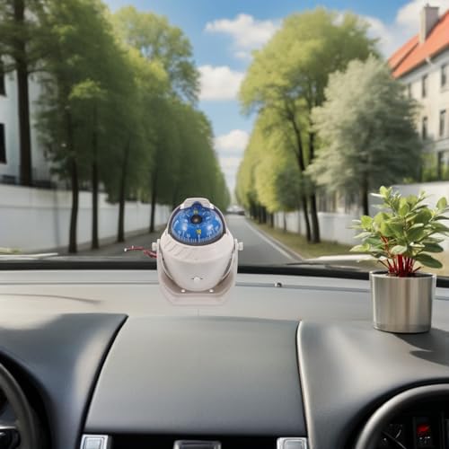 Boussole de voiture robuste avec boule guide rotative et support ajustable - 5