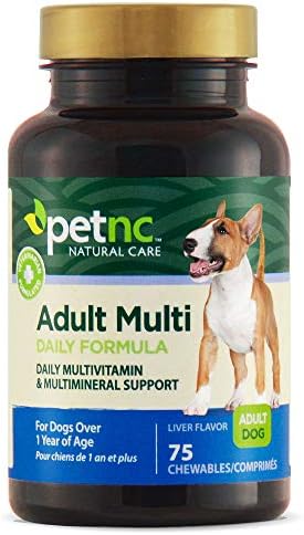 PetNC Natural Care Adult Multi Chewables for Dogs, 75 Count