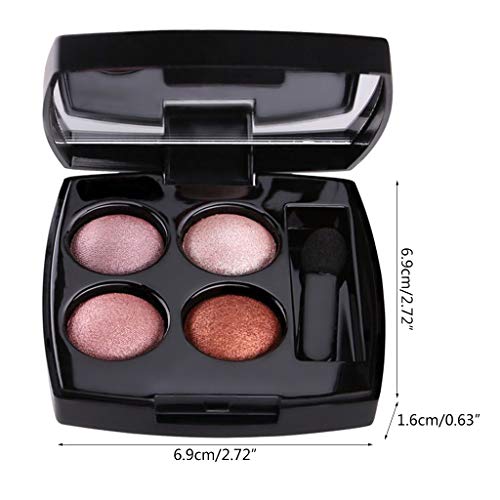 BANGNA 4 Colori Pearlescent Eyeshadow Palette per