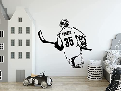 Vinilo Decorativo Personalizado para Pared Hockey miniatura 7