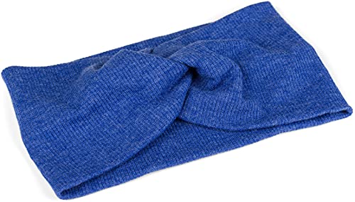 styleBREAKER hairband in a fine rib look with bow, headband, ladies, 04026009, Colour:Mottled Blue - Image 2