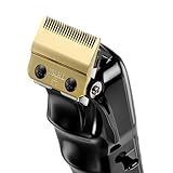 WAHL Máquina de Corte Magic Clip Cordless Black & Gold 5-Star Series - 6500 RPM, Cortador Profissional de Cabelos, Design Ergonômico, Bateria Recarregável, Alta Potência e Precisão