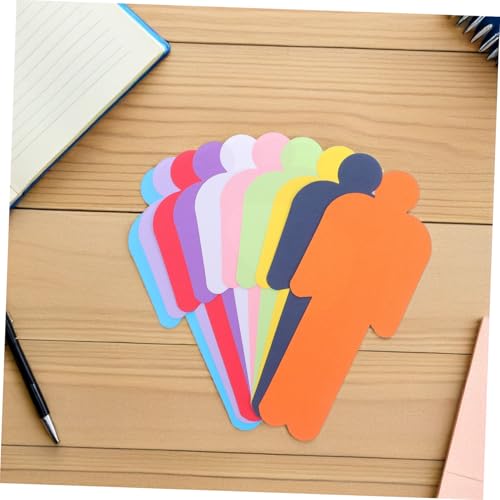 Papel de color doble cara Uonlytech infantil forma de muñeco para proyectos escolares 150 uds 6