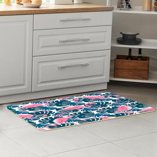 Alfombrilla de cocina absorbente y lavable con base de seguridad 7