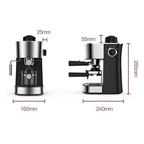 Cafetera semiautomática de vapor 240 mL 5 bar miniatura 2