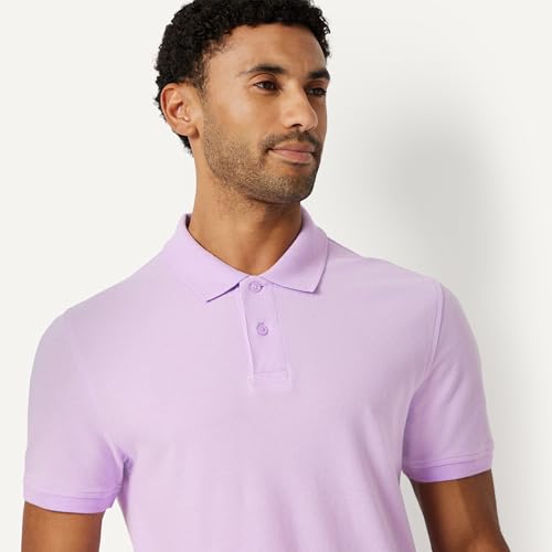 Image of Amazon Essentials Men's Slim-Fit Short-Sleeve Cotton Pique Polo Shirt