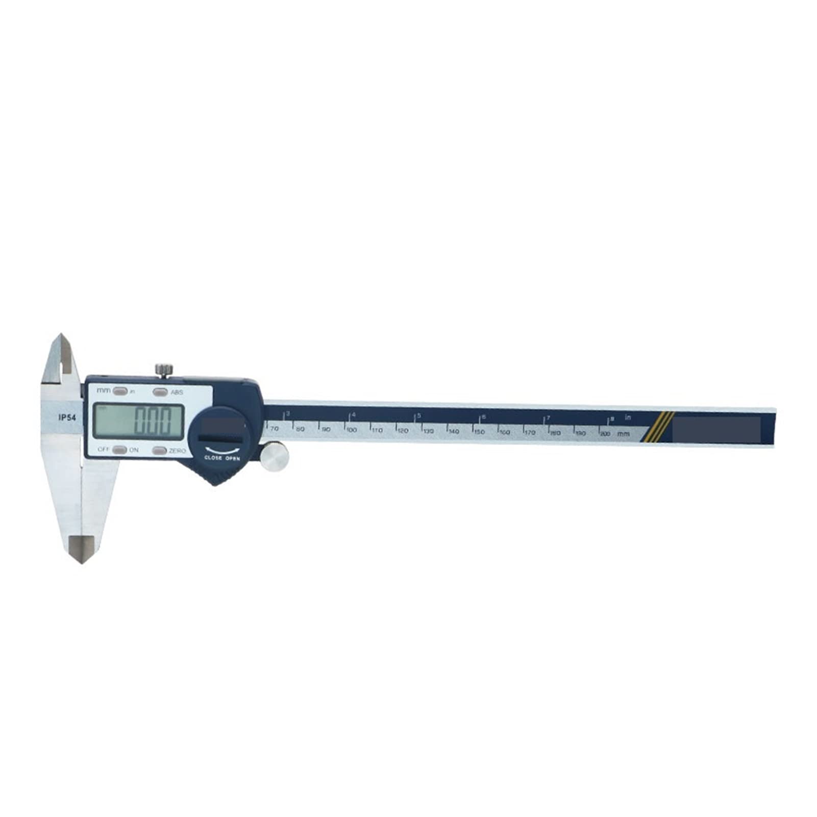 EDEDE Calibre Digital, Herramientas de calibrador de medición de calibrador Digital electrónicos de 200 mm 0.01 mm Herramientas de calibrador Digital de Acero Inoxidable
