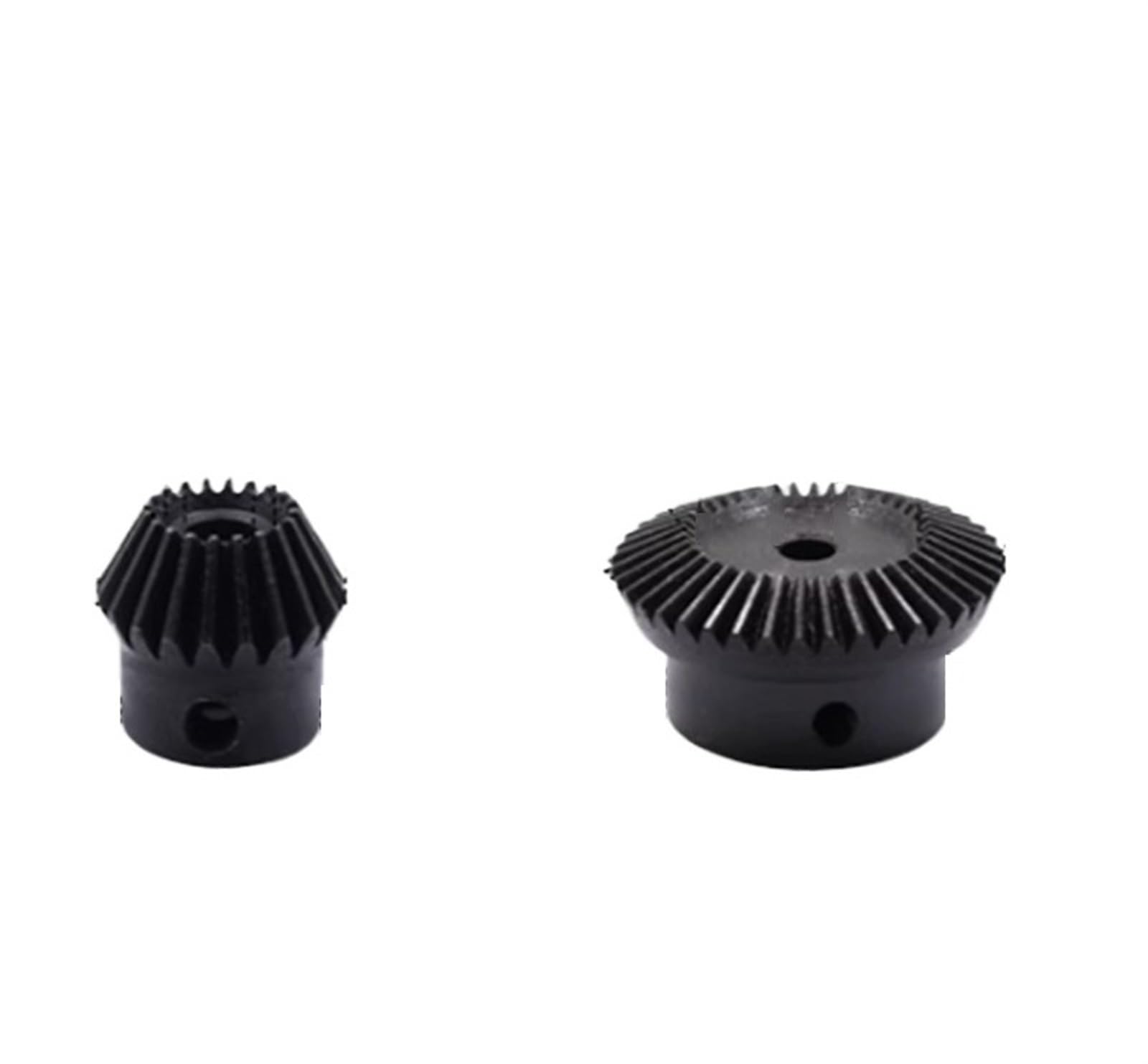 Bevel Gear Pinion Hardware Mechanical 1:2 Bevel Gear 1Modulus 15Teeth + 30Teeth Inner Hole 6mm 90 Degree Drive Commutation Steel Gears Steel Gears Screw M5