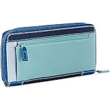 2 Geldscheinfächer Mywalit - leder damen Geldbörse - 8C/C zip around purse w/back zip- 329-130 - denim