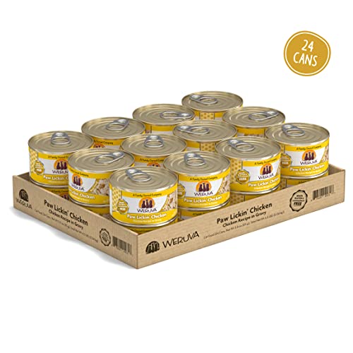 Weruva Classic Cat Food, Paw Lickin’ Chicken With Chicken Breast In Gravy, 3Oz Can (Pack Of 24) #TOP1