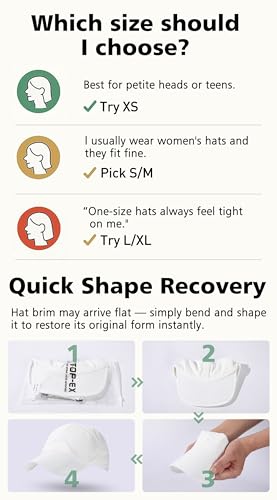 Image of TOP-EX ChicPony UPF 50+ Cooling High Ponytail Baseball Cap for Women | Cool-touch wicking band, hidden 4 in slot fits high /low ponytails; 2.3 oz, packable, airy, quick-dry, adjustable for sports
