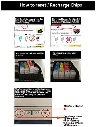 COCADEEX 603XL Sublimation Ink Refill Kits Compatible with Ep Expression Home XP-2100 XP-2105 XP-3100 XP-4105 XP-4100 XP-3105 Workforce WF-2830 WF-2835 WF-2850 WF-2810 Printer