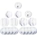 Bukey Cable Clips - Self-Adhesive Desk Cable Organizer, Durable Cord Management, Wire Holder, Wire Management System, Pack of 10, White