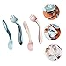 ERINGOGO 2sets Non-Slip Handle Training Cutlery Set Forks and Spoons for Months Safe and Easy to Use