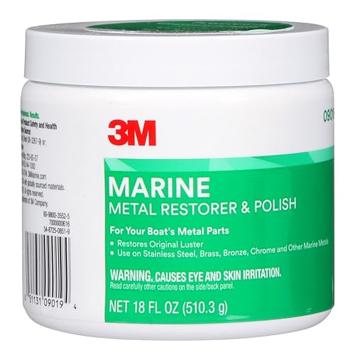 3M Marine Metal Restaurador de metal y pulidor (pasta de 18 onzas)