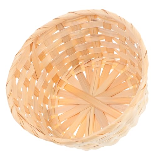 CONGARTENO Bread Basket Egg Basket Fruit Basket Baskets Woven Storage Basket Woven Basket Sundries Container Household Bread Basket Sundry Container Restaurant Basket Khaki