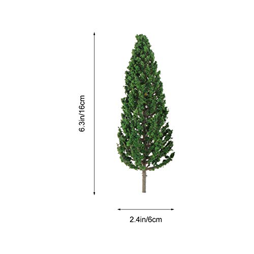 Garneck 22pcs Mini Model Trees Set Architecture Landscape Model Landscape Model Trees Railway DIY Landscape Decoration - Image 2