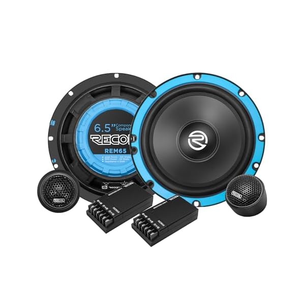RECOIL REM65 Echo Series 6.5-Inch Car Audio Component Speaker System