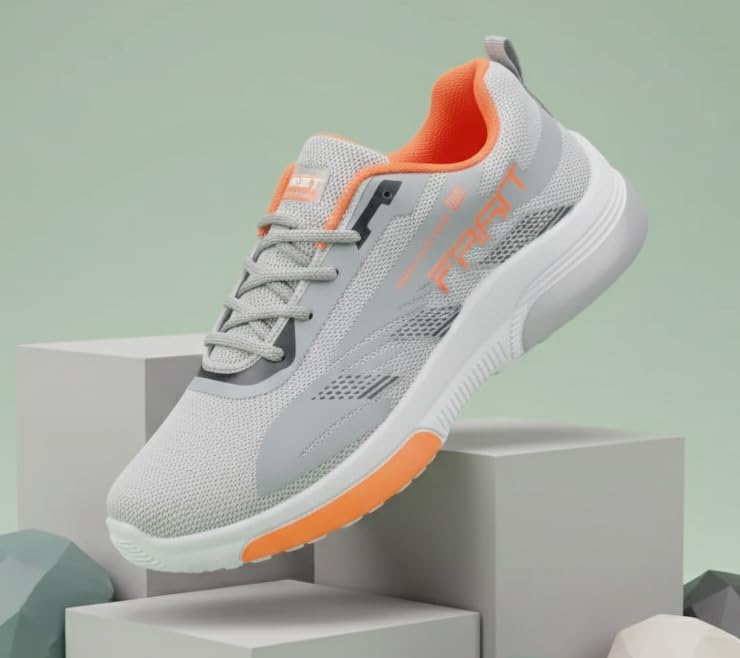 Image of HOTSTYLE Fast Trendy Trainer Execellent Running Gear Lace-Ups Sporty Loafers for Men (White)