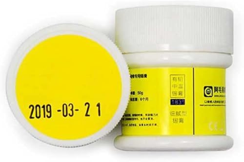 Miniatura 7 de Amaoe M9 Pasta de fundente de soldadura, pasta de soldadura para teléfono móvil, placa base de estaño PCBBGASMD, herramientas de reparación -