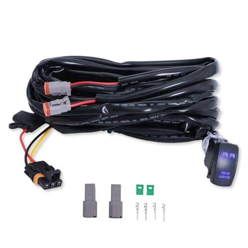 Image of Rear Light Wiring Harness Kit 16AWG for Polaris Ranger RZR General