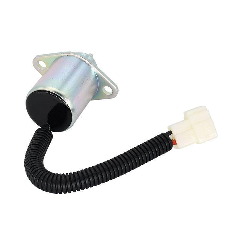 Fuel Solenoid 12V 16616-60010 17454-60010 Compatible with B1700 B21 B2400 D1005 V1205 V1505T 16616-60013 16616-60015