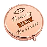 Makeup Lover Gifts Compact Makeup Mirror Makeups Artist Gifts for Women Estheticians Gift Cosmetology Beautician Appreciation Gift Folding Makeups Mirror Birthday Graduation