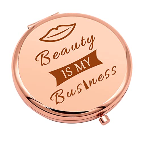 Makeup Lover Gifts Compact Makeup Mirror Makeups Artist Gifts for Women Estheticians Gift Cosmetology Beautician Appreciation Gift Folding Makeups Mirror Birthday Graduation