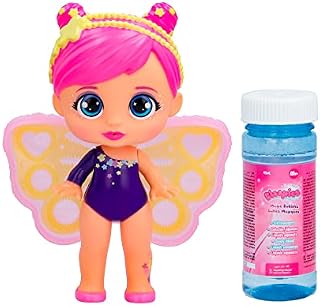 BLOOPIES Magic Bubbles Margot, Collectible Fairy Doll that Squirts Water and Makes Magic Bubbles with her Wings, Bath and Water Toy for Girls and Boys from 18 months