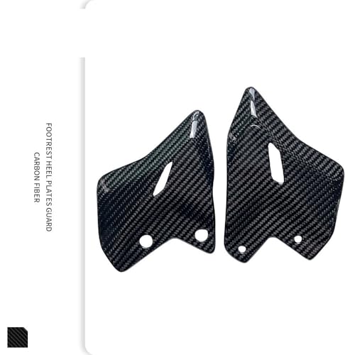 Repose-pieds de moto carbone Ninja 650 Z650 kit protection talon 2017-2026 - 2