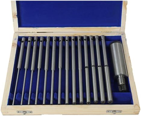 Miniatura 2 de Combo de soporte de piedra para amoladora de asiento de válvula de 1116 pulgadas con 14 piezas de tamaños de pilotos Sioux de 0.177 in a 1132