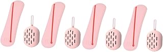 FRCOLOR 4 Conjuntos De Bolsa De Cosméticos Para De Beleza Recipientes De Maquiagem Liquidificador De Maquiagem Esponja De Prato De Silicone Porta-Ovos De Beleza Porta-Pincel De