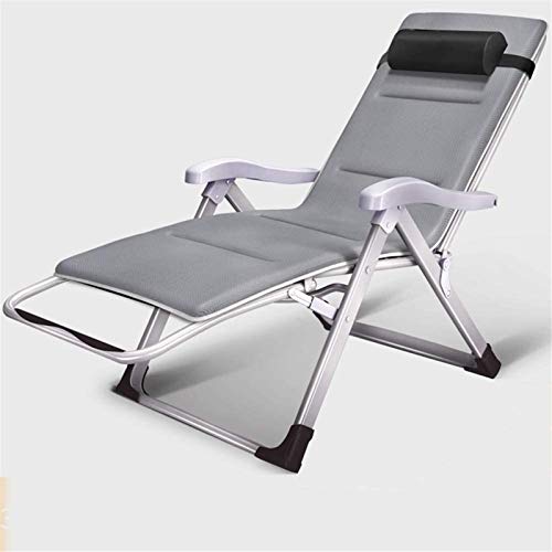 Chaise longue de camping légère pliante pour balcon et jardin