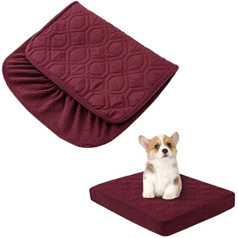 Waterproof Quilted Dog Bed Cover by BOCTOPUG Cover